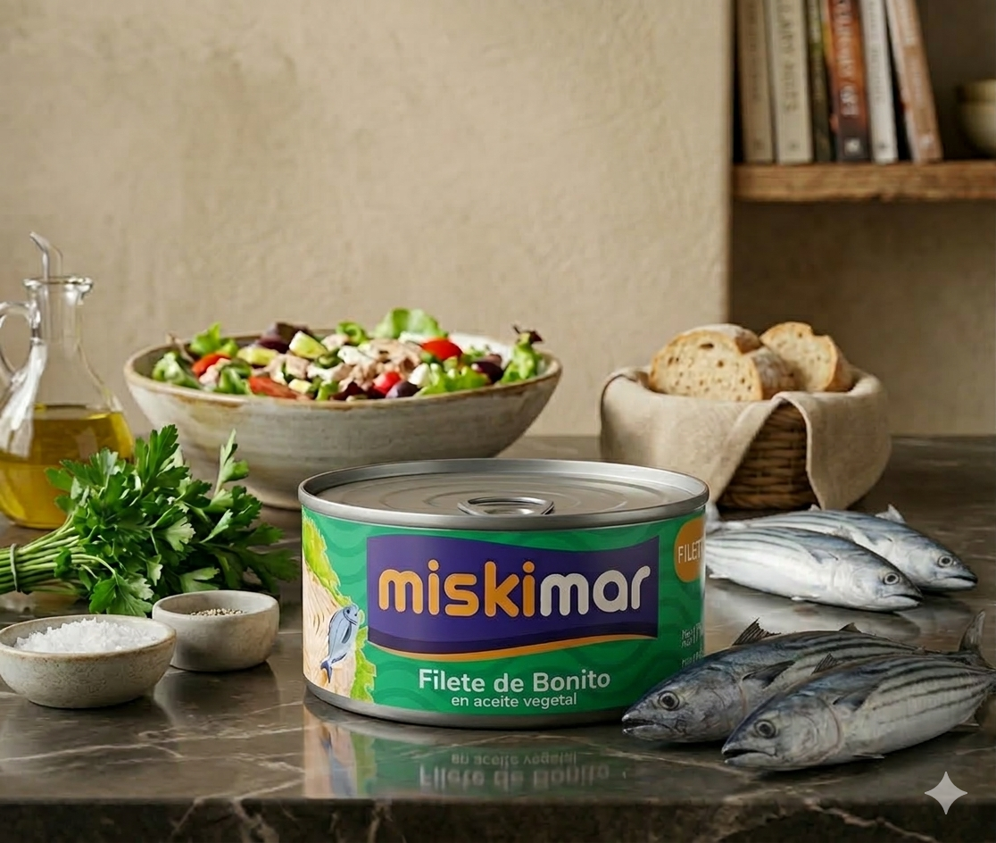 filete de bonito en aceite